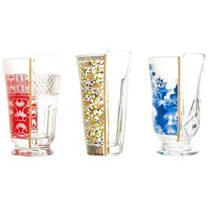 Seletti Hybrid Clarice Glasses - Set of 3